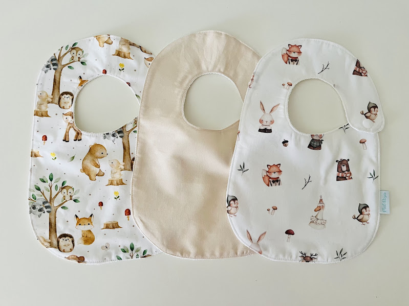 Pack 3 babetes (impermeáveis)