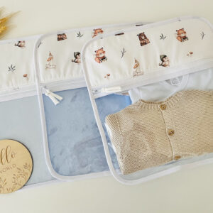 Pack 3 bolsas transparentes