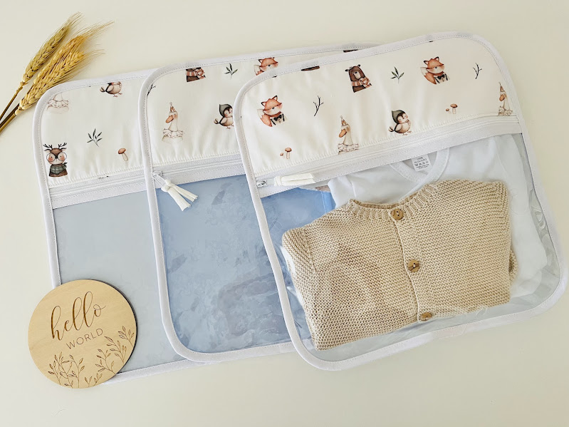 Pack 3 bolsas transparentes