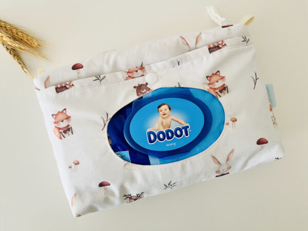 Bolsa fraldas/toalhitas (versão com fecho)
